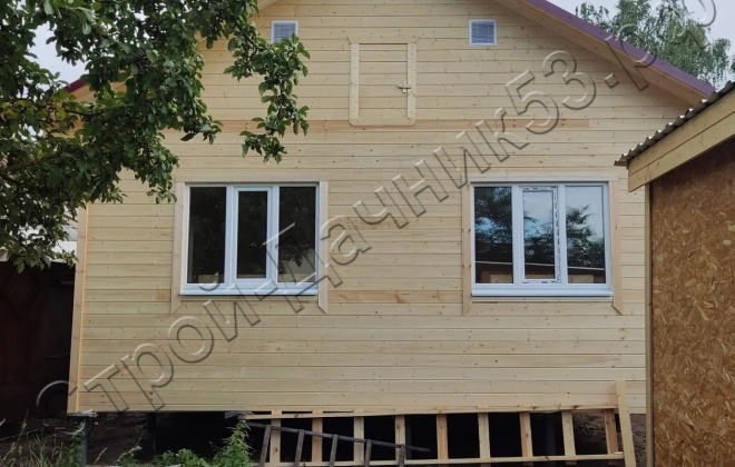 2 каркасный дом 11х6.5м, 71.5 м², московская область, ногинский район, село балобаново (12)